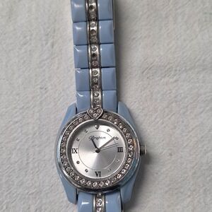 Brighton Silver and Blue Watch